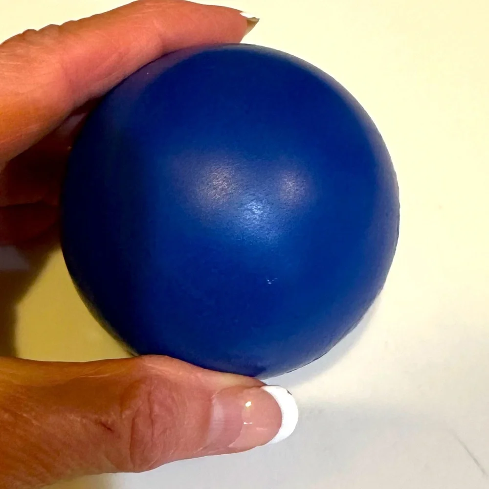 DELL GSD LEARNING & DEVELOPMENT CUSTOM LOGO COLLECTIBLE BLUE BALL BOUNCY 2.5”